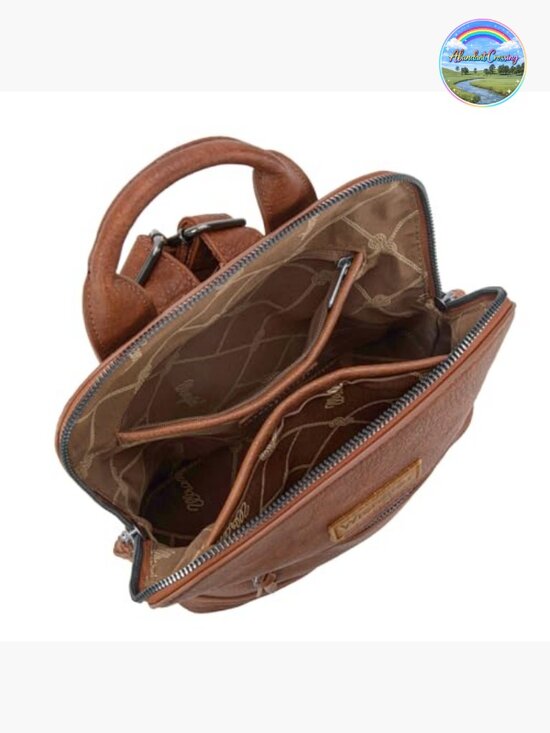 Mini PU Leather Backpack Purse for Women Travel Work Daypack